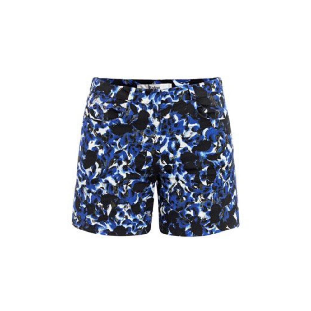Erdem Venice Blue Swirl Shorts